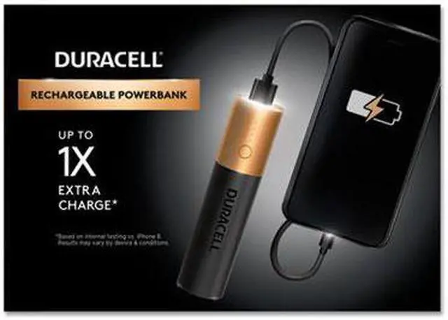 Alt view image 18 of 20 - Duracell DURDMLIONPB2 Power Bank Mobile Battery Charger PB2, Black