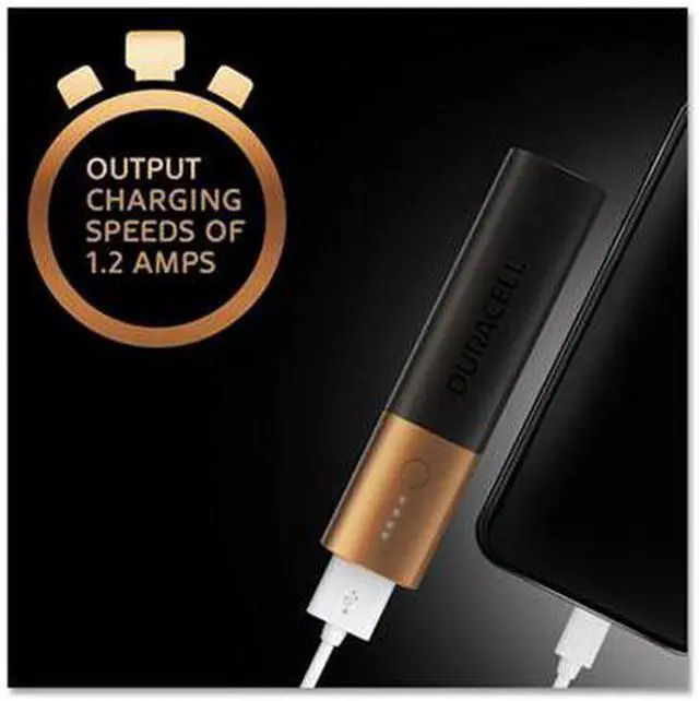 Alt view image 19 of 20 - Duracell DURDMLIONPB2 Power Bank Mobile Battery Charger PB2, Black