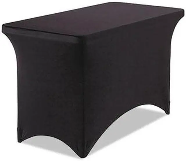 Alt view image 15 of 15 - iGear Fabric Table Cover Polyester/Spandex 24 x 48 Black 16511