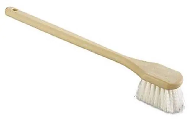 Alt view image 8 of 17 - Boardwalk Utility Brush Nylon Fill 20" Long Tan Handle 4420