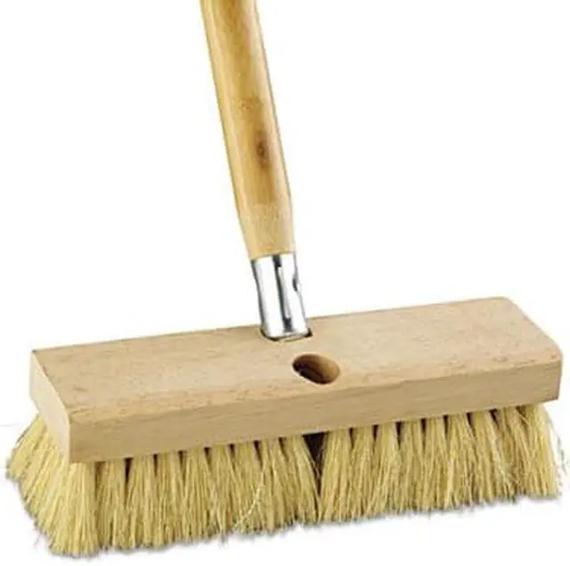 Alt view image 10 of 10 - Boardwalk 10" Deck Brush Head, Hardwood, 2" Tampico Bristles, Each (BWK3210)