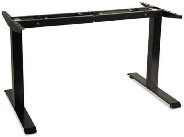 Alt view image 15 of 20 - 2-Stage Electric Adjustable Table Base, 27 1/4" to 47 1/4" High, Black