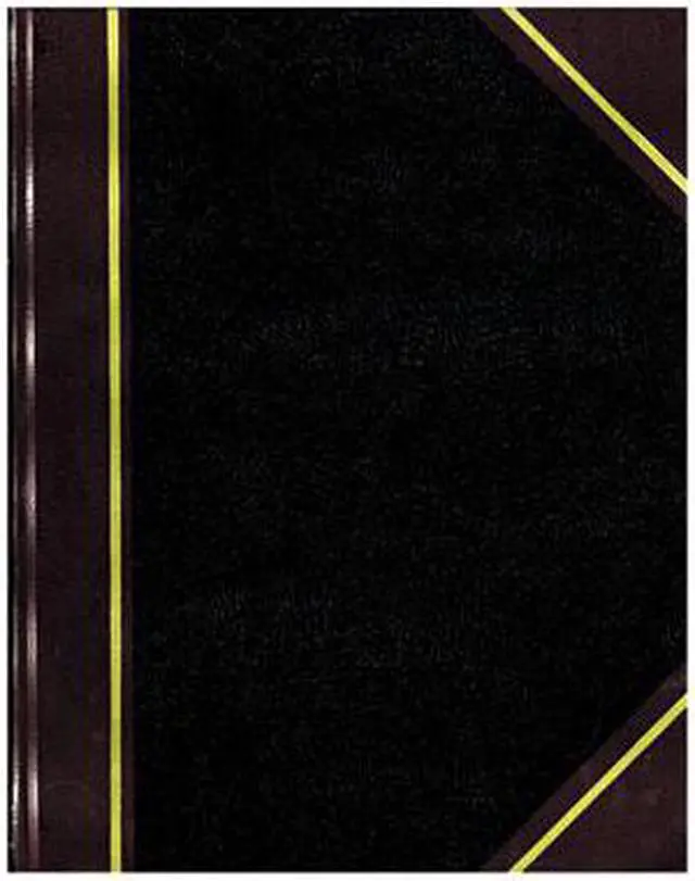 Alt view image 3 of 7 - Texthide Record Book, Black/burgundy, 150 Green Pages, 10 3/8 X 8 3/8