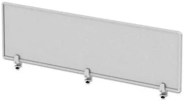 Alt view image 16 of 20 - Polycarbonate Privacy Panel, 65w X 18h, Silver