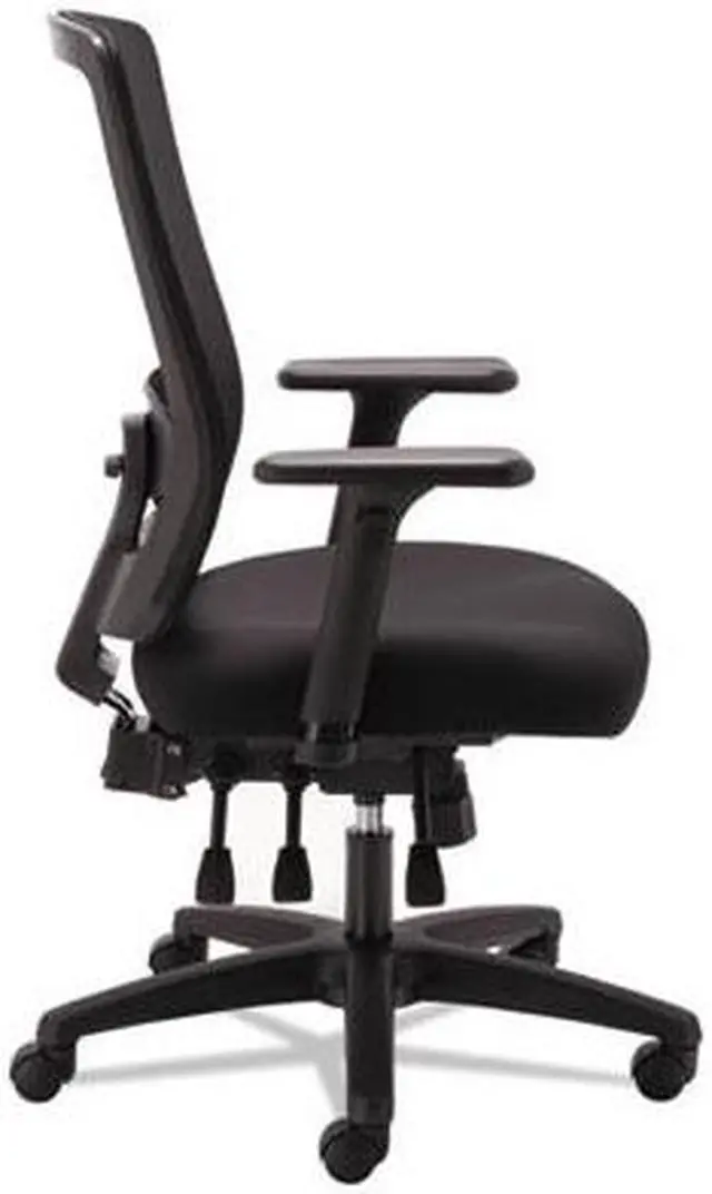 Alt view image 16 of 20 - Alera - HALE754 - Alera Envy Series Mesh High-Back Multifunction Chair, Black