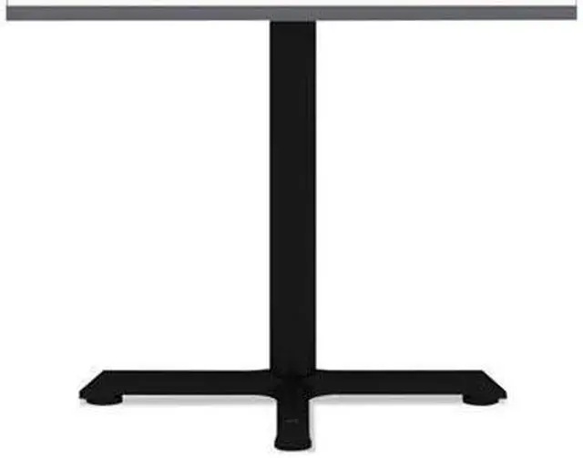 Alt view image 12 of 20 - Alera Hospitality Series Single-Column Bases, 28 1/2"h, 300lb Cap, Steel, Black