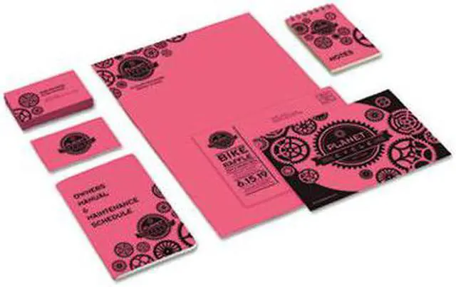 Alt view image 12 of 18 - NEENAH PAPER 22129 ColoCardtock, PlasmaPink, 250s, PK250