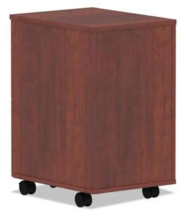 Alt view image 10 of 14 - Alera Valencia Series Mobile File/File Pedestal, 15.38 x 20 x 26.63, Med Cherry
