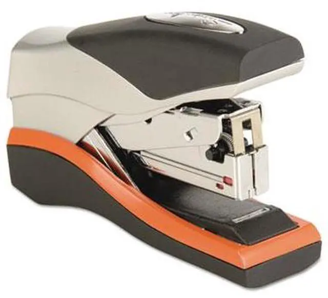 Alt view image 13 of 20 - Swingline Optima 40 Compact Stapler Half Strip 40-Sheet Capacity Black/Silver/Orange 87842