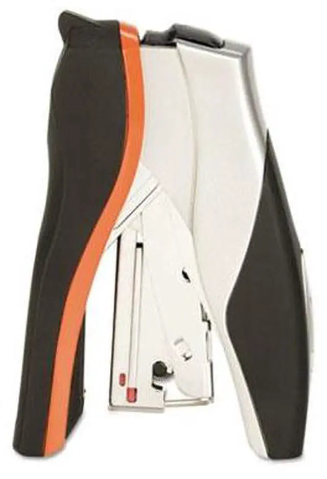 Alt view image 12 of 20 - Swingline Optima 40 Compact Stapler Half Strip 40-Sheet Capacity Black/Silver/Orange 87842