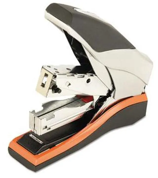 Alt view image 14 of 20 - Swingline Optima 40 Compact Stapler Half Strip 40-Sheet Capacity Black/Silver/Orange 87842