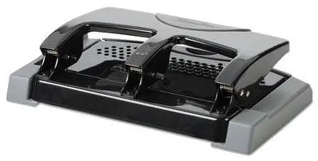 Alt view image 19 of 20 - Swingline 45-Sheet SmartTouch Three-Hole Punch 9/32" Holes Black/Gray 74136