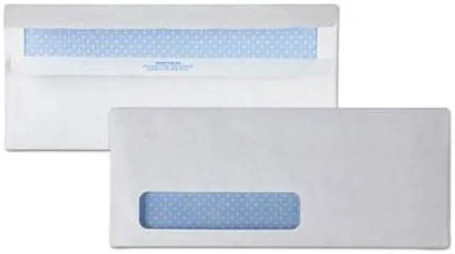 Alt view image 5 of 13 - Quality Park Redi Seal Envelope Security #10 4 1/8 x 9 1/2 Window White 500/Box 21418