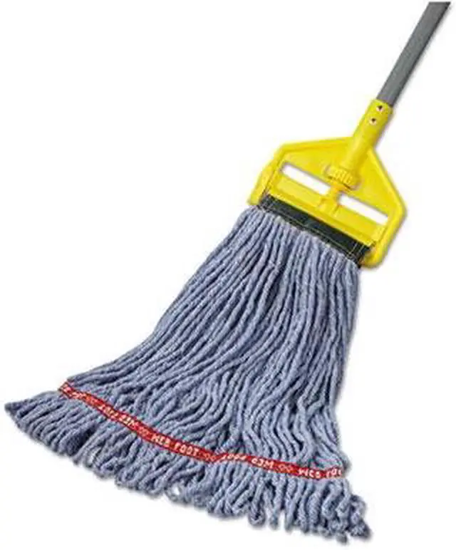 Alt view image 5 of 7 - Rubbermaid Side Gate Synthetic String Mop Head, Blue FGA25206BL00