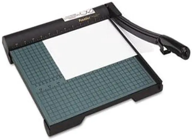 Alt view image 10 of 14 - Premier The Original Green Paper Trimmer 20 Sheets Wood Base 12 1/2"x 12" W12
