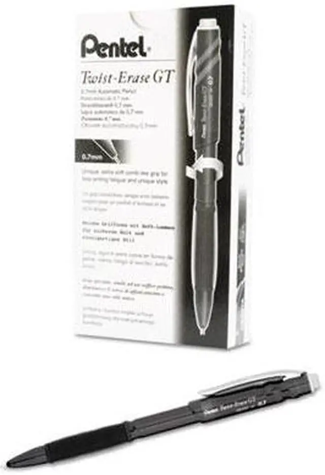 Alt view image 4 of 4 - Pentel Twist-Erase GT Pencils ,PENCIL,TWTERASE,GT,0.7,BK
