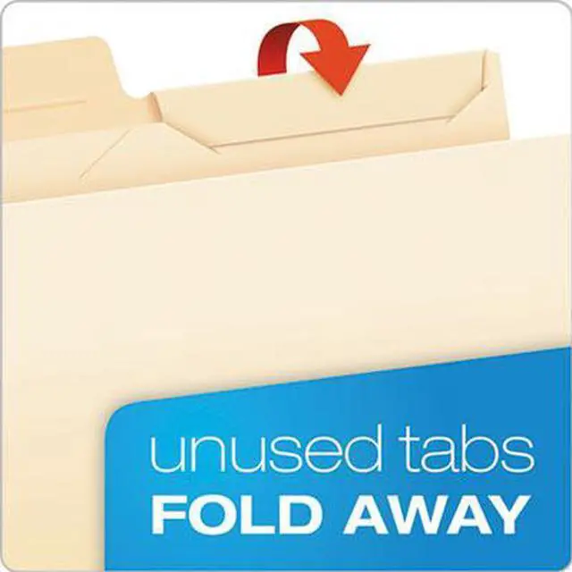 Alt view image 4 of 12 - Pendaflex Ready-Tab File Folders 1/3 Cut Top Tab Letter Manila 50/Pack 42336