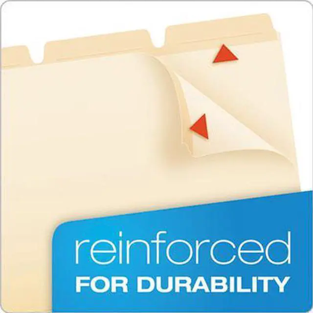 Alt view image 5 of 12 - Pendaflex Ready-Tab File Folders 1/3 Cut Top Tab Letter Manila 50/Pack 42336