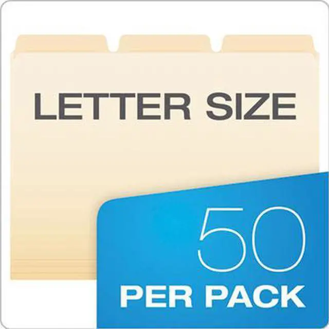 Alt view image 7 of 12 - Pendaflex Ready-Tab File Folders 1/3 Cut Top Tab Letter Manila 50/Pack 42336