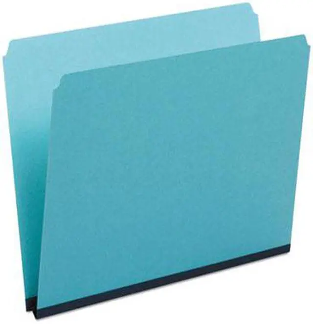 Alt view image 4 of 11 - Pendaflex Pressboard Expanding File Folders Straight Cut Top Tab Letter Blue 25/Box 9200