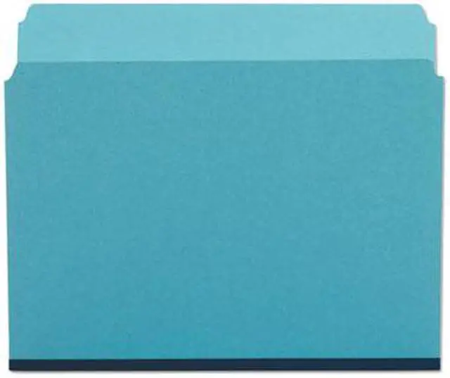Alt view image 5 of 11 - Pendaflex Pressboard Expanding File Folders Straight Cut Top Tab Letter Blue 25/Box 9200
