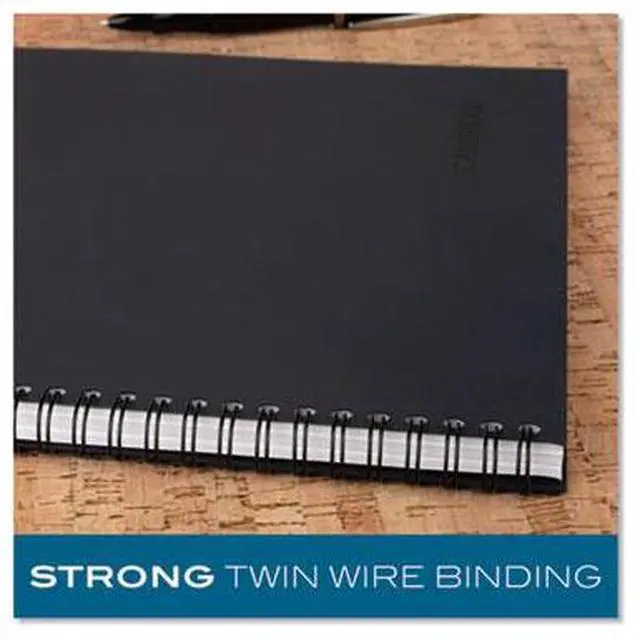 Alt view image 15 of 16 - Cambridge Action Planner Side Bound Business Notebook 7 1/2 x 9 1/2 Black 80 Sheets 06122
