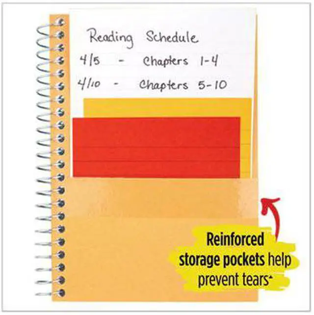 Alt view image 7 of 10 - Five Star 72055 Wirebound Notebook, College Rule, 11 X 8 1/2, 100 Sheets, Green