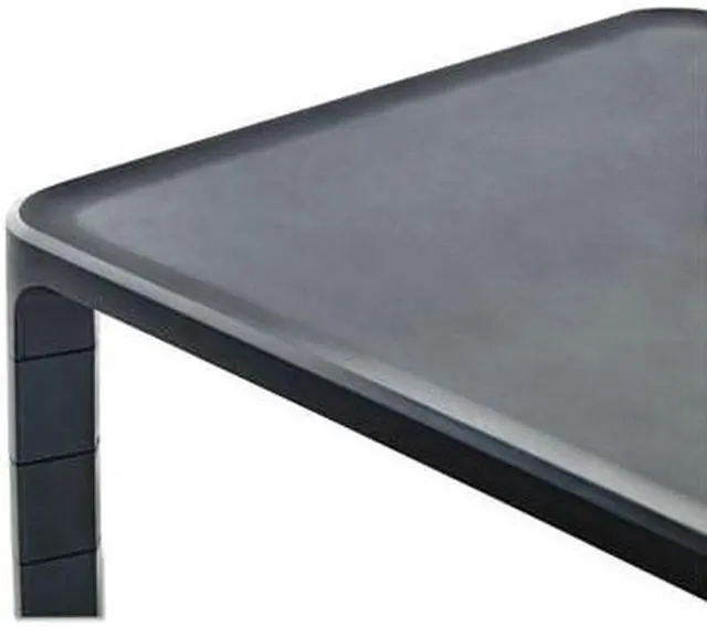 Alt view image 14 of 20 - 3M MS85B Adjustable Monitor Stand for Monitors and Laptops, Height Adjusts from 1.7 in to 5.5 in, Black