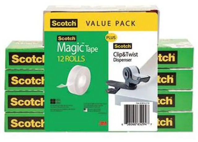 Alt view image 12 of 16 - Scotch 810K12C19 Tape Clip Dispenser