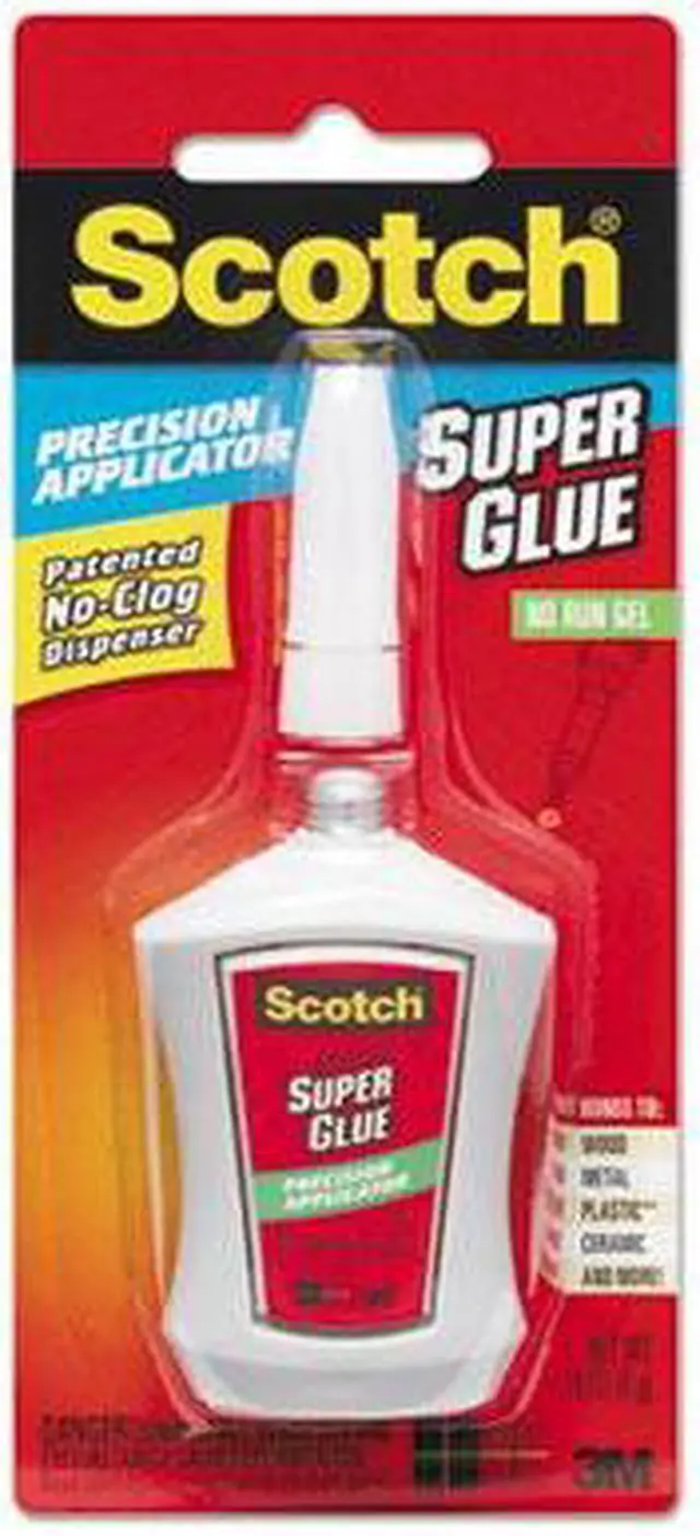 Alt view image 12 of 18 - Scotch Super Glue Gel In Precision Applicator-.14 Ounces