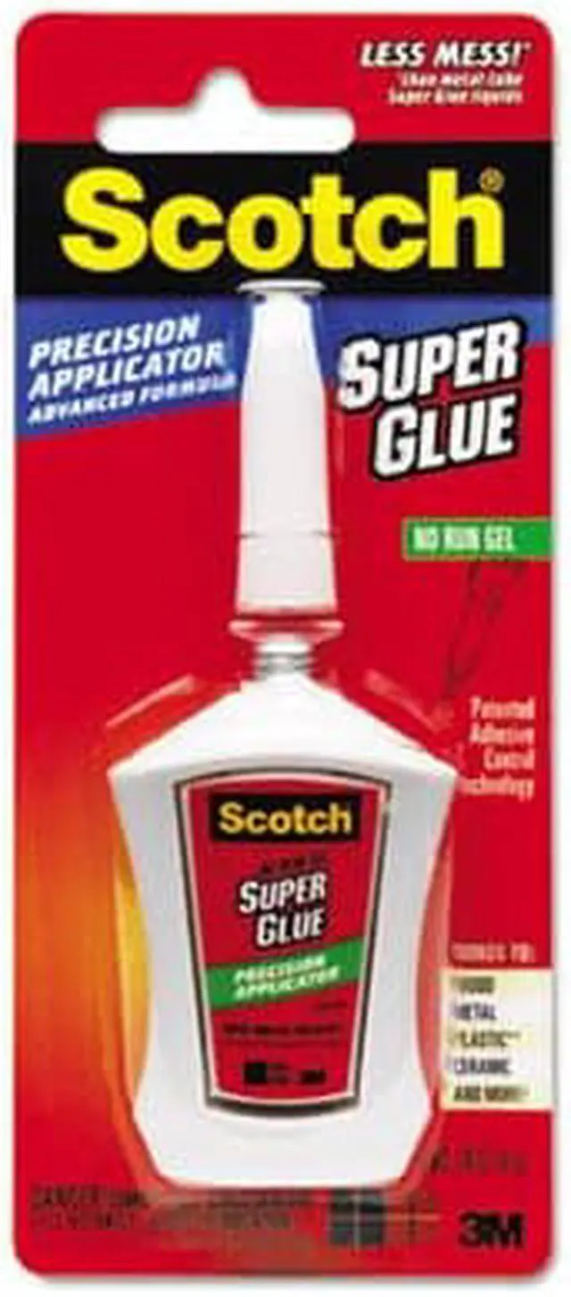 Alt view image 10 of 18 - Scotch Super Glue Gel In Precision Applicator-.14 Ounces