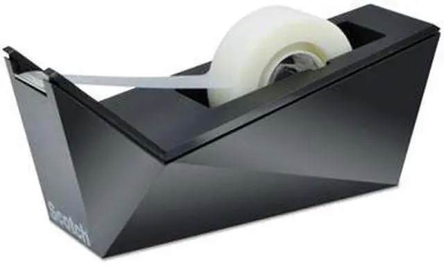 Alt view image 6 of 7 - Scotch C17MB0 One-Handed Dispenser, With 3/4 X 500 Tape Roll, 1 Inch Core, Black
