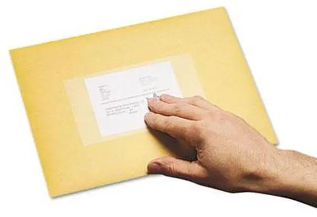 Alt view image 4 of 5 - 3M 822P Heavyweight 4 x 6 Clear Label Protector Tape Sheets  Two 25 Sheet Pads Pack