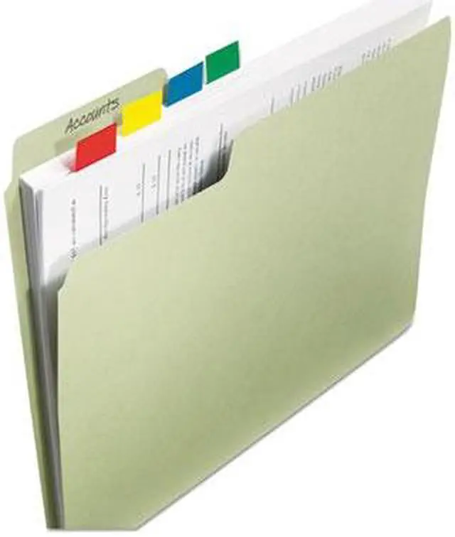 Alt view image 10 of 16 - Post-it Marking Page Flags in Dispensers Green 50 Flags/Dispenser 12 Dispensers