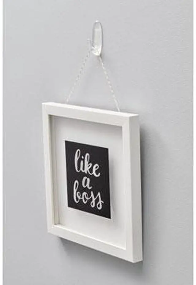 Alt view image 10 of 17 - 3M Command Clear Adhesive Hook (6-Pack) 17091CLR-6ES