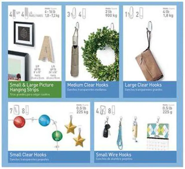 Alt view image 12 of 14 - 3M COMPANY 53PK CLR Hooks ASSTD 17232-ES