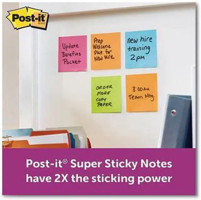 Alt view image 20 of 20 - Post-it Pads in Rio de Janeiro Colors 3 x 3 90-Sheet 12/Pack 65412SSUC