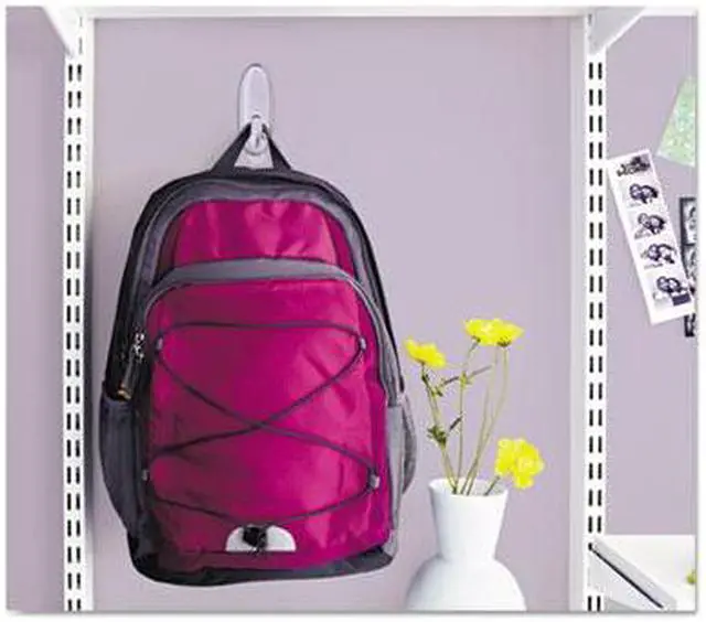 Alt view image 6 of 17 - 3M Command Clear Adhesive Hook (6-Pack) 17091CLR-6ES