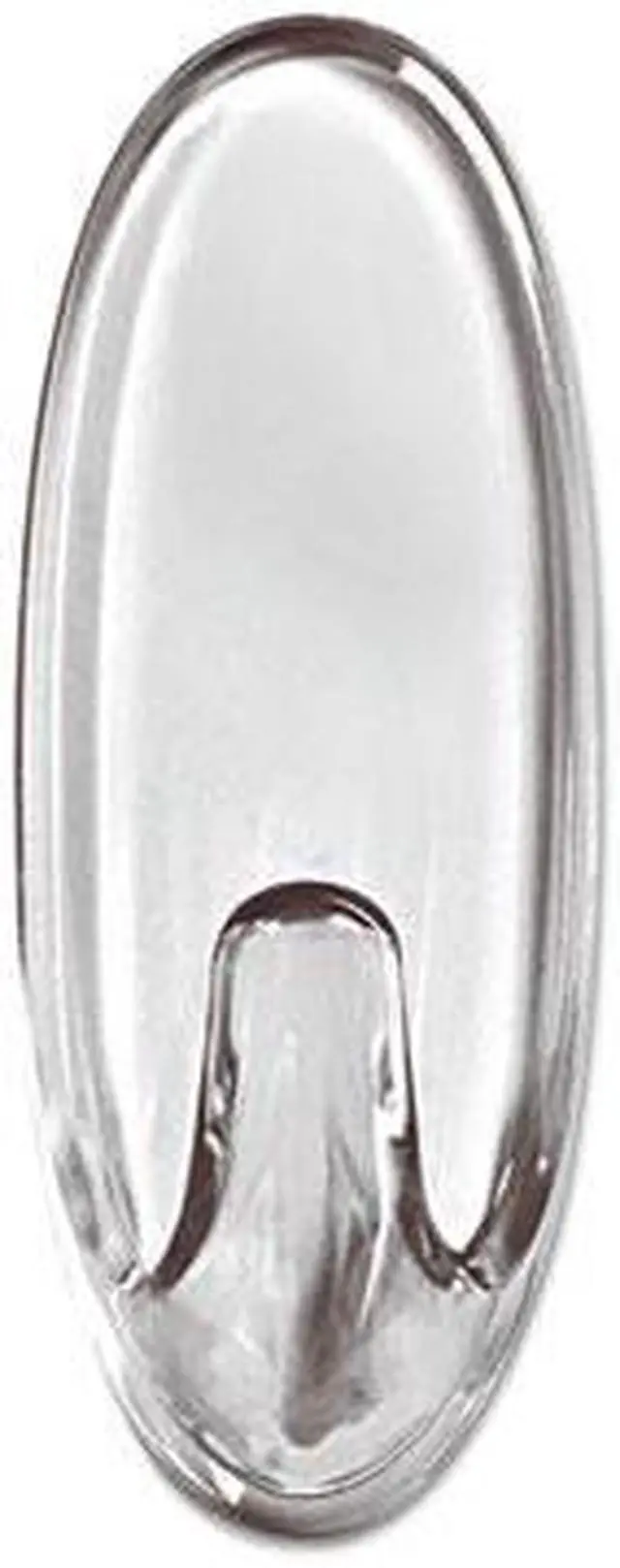 Alt view image 7 of 17 - 3M Command Clear Adhesive Hook (6-Pack) 17091CLR-6ES