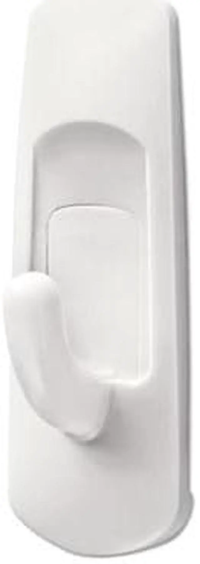 Alt view image 5 of 14 - Command General Purpose Hooks 1lb Capacity Plastic White 24 Hooks 28 Strips/Pack