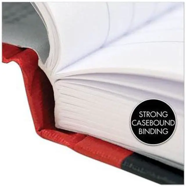 Alt view image 16 of 20 - Black n' Red Casebound Notebook Legal Rule 11 3/4 x 8 1/4 White 96 Sheets D66174