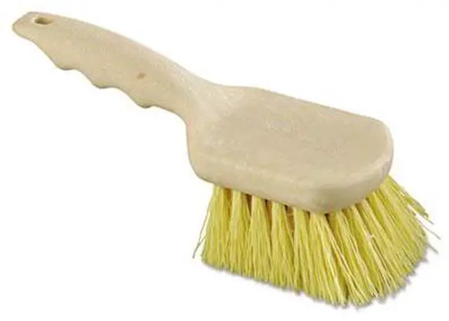 Alt view image 9 of 12 - Boardwalk Utility Brush Polypropylene Fill 8 1/2" Long Tan Handle 4308