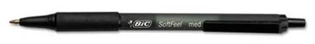 Alt view image 11 of 17 - BIC Soft Feel Retractable Ballpoint Pen Black 1mm Medium 36/Pack SCSM361BK