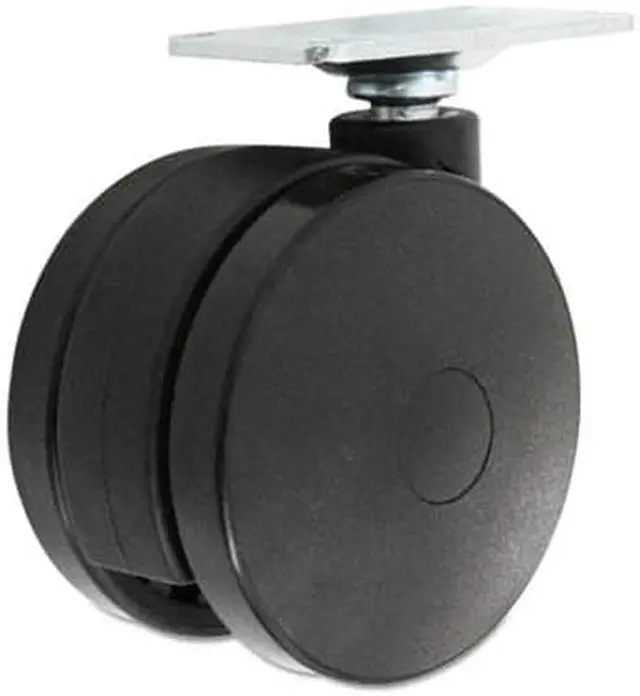 Alt view image 9 of 16 - Alera Casters for Height-Adjustable Table Bases Black 4/Set HT3004
