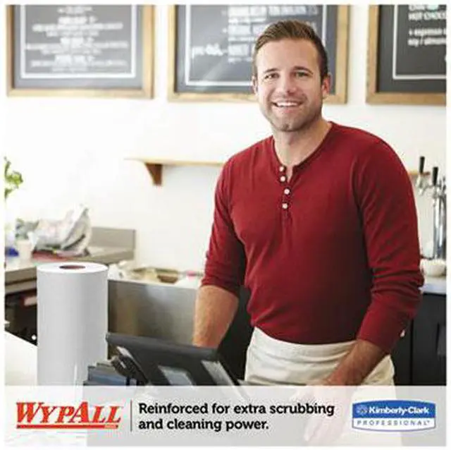 Alt view image 5 of 9 - Wypall X60 Rag Rplmt Hydro Wpr Roll Whi 12/13