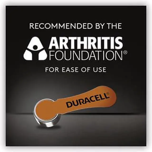 Alt view image 9 of 20 - DURACELL Hearing Aid Easy Tab 312 Zinc Air Battery, 8-pack