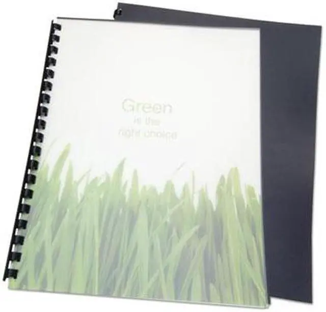 Alt view image 12 of 12 - Gbc 100% Recycled Poly Binding Cover, 11 X 8 1/2, Frost, 25/Pack 25817