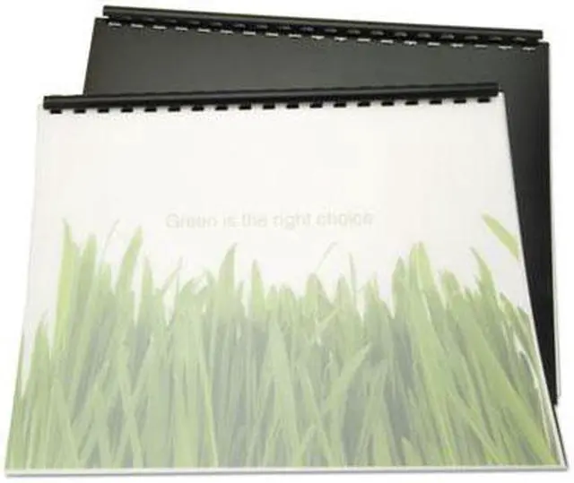 Alt view image 3 of 12 - 100% Recycled Poly Binding Cover, 11 x 8 1/2, Black, 25/Pack 25818
