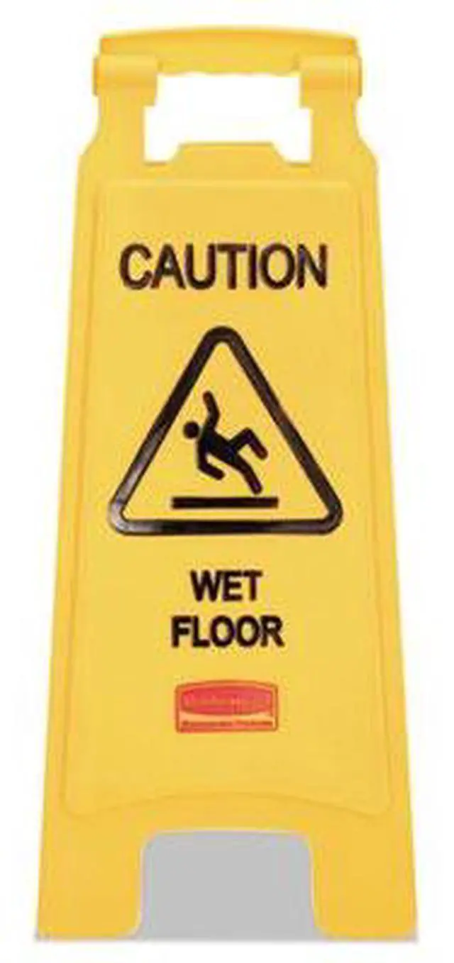 Alt view image 10 of 17 - Rubbermaid Plastic,  Floor Safety Sign,  11" Width,  25" Height,  Yellow