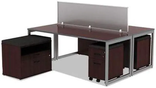 Alt view image 4 of 6 - Alera Pedestal File Seat Cushion 14.88 x 19.13 x 2.13 Smoke ALEPC1511